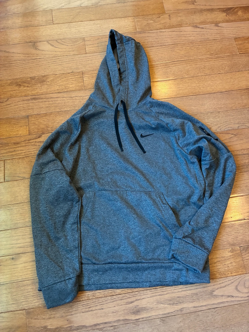 Nike Men's Charcoal Gray Pullover Hoodie